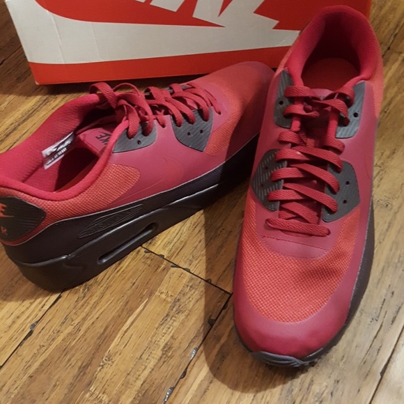 air max 90 red and black mens